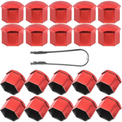 ya 13 9.15 baidi 20 Pcs Wheel Decorative Shell Car Lug Nut Cover Covers for Semi Trucks
