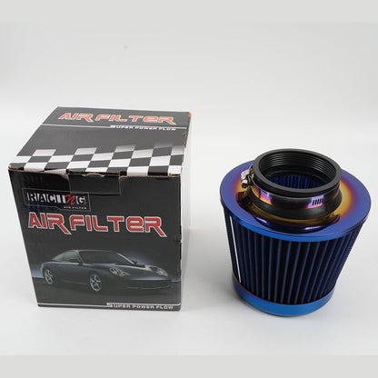 ya 13 9.15 baidi NEW 3 76mm Inlet High Flow Air Filter Cold Air Intake Dry Cone Replacement