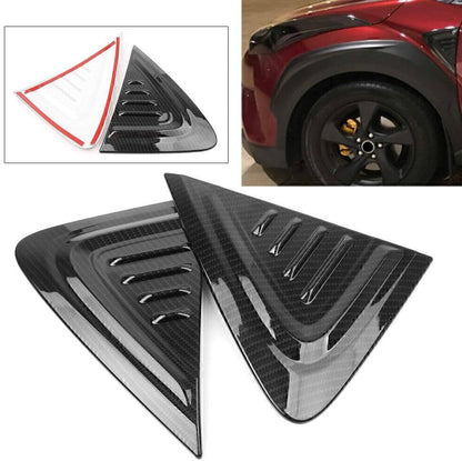 ya 4 8.24 baidi 2PCS Side Fender Vent Air Wing Cover Trim Fit for Toyota C-HR 2016-2018 ABS Car