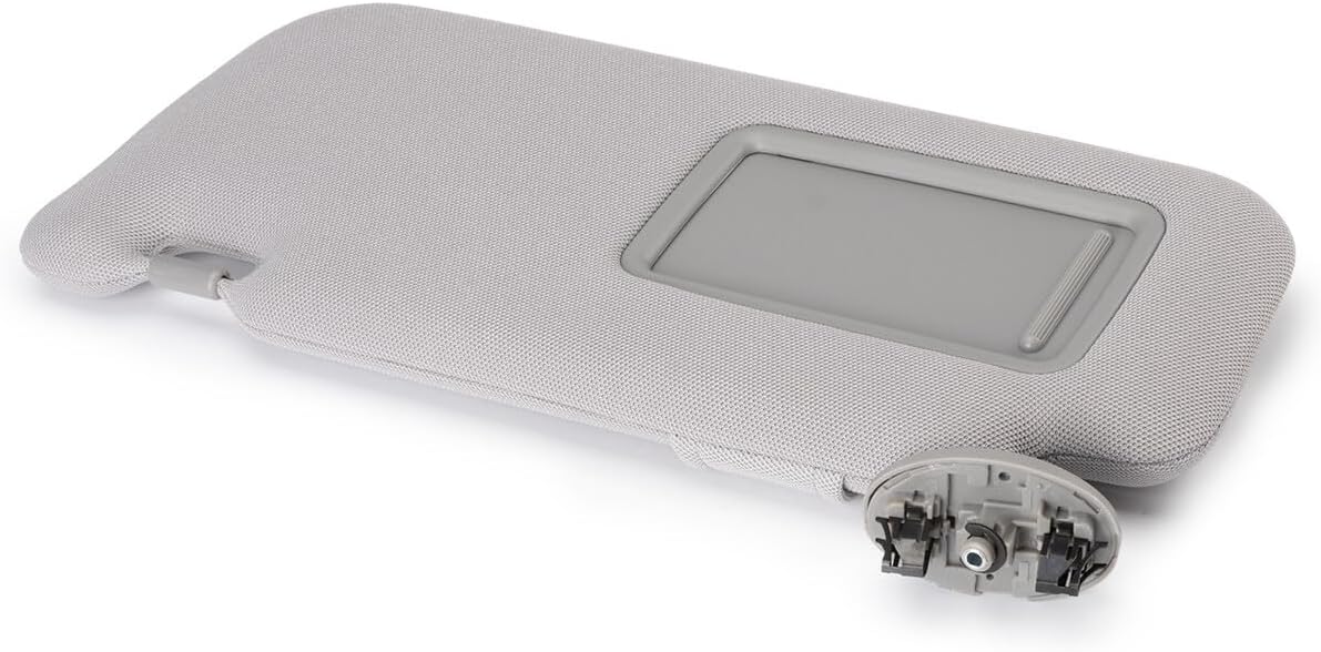ya 11 9.14 baidiGrey Left Driver Side Sun Visor for Toyota for Corolla 1.8L 2.4L 2009 10 11 12 2013