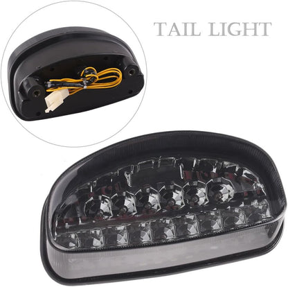 ya 10 9.16 zhengce for Suzuki GS500E 1999-02 &GS500F 2004 ABS LED Taillight Integrated Turn Si