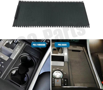 ya 6 8.24 baidi for Range for Rover Sport 05-09 Center Console Cup Holder Cover Sliding Roller Blind