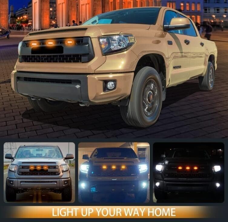 ya 7 8.24 baidi For 2014-2020 for Toyota Tundra TRD Grille LED Light
