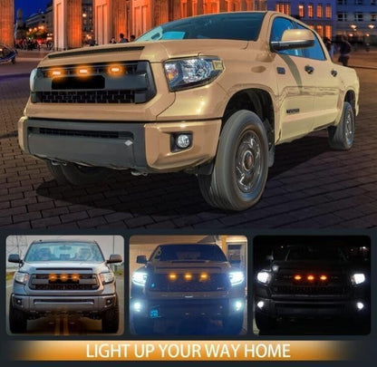 ya 7 8.24 baidi For 2014-2020 for Toyota Tundra TRD Grille LED Light