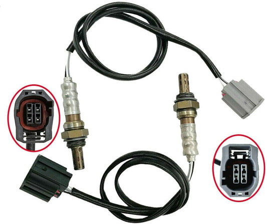 ya 12 10.8 zhengce 2-Pack Front and Rear 234-4390 234-4396 Oxygen Sensor for Mazda 5 2.3L 2006-2007