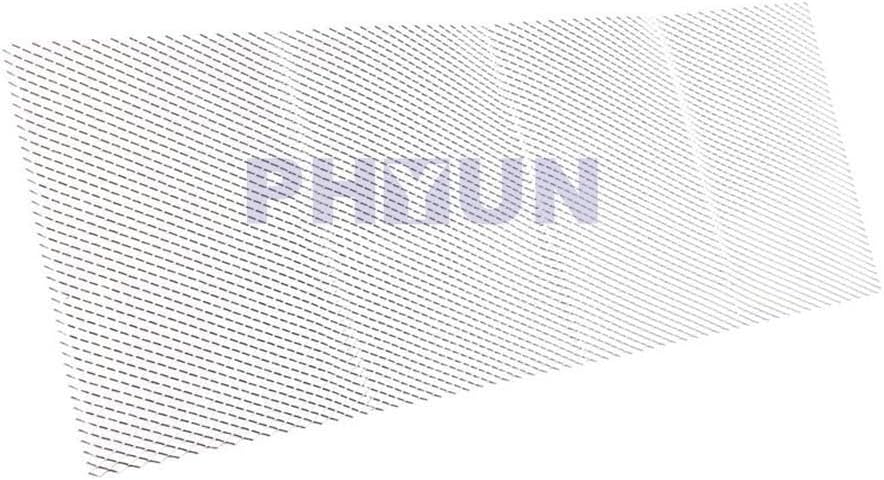 ya 2 8.15 8 * 16mm Car Bumper Fender Hood Vent Grille Net Aluminum Silver Mesh Grill Cover