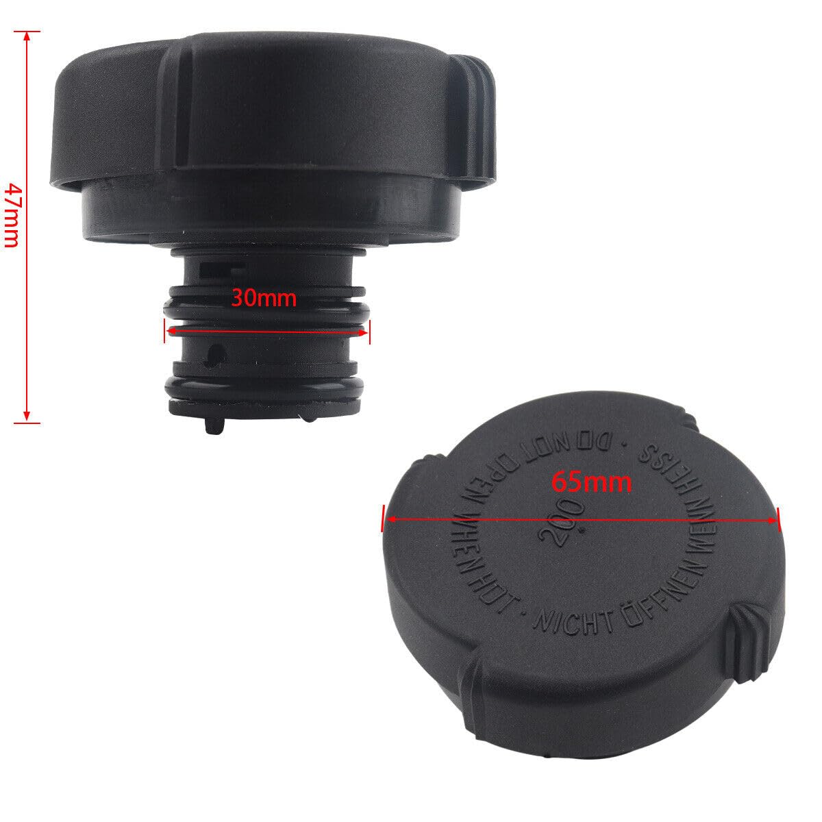 ya 4 8.8 Suitable for BMW 3 Series 5 Series Radiator Expansion Slot Cover 17111712492