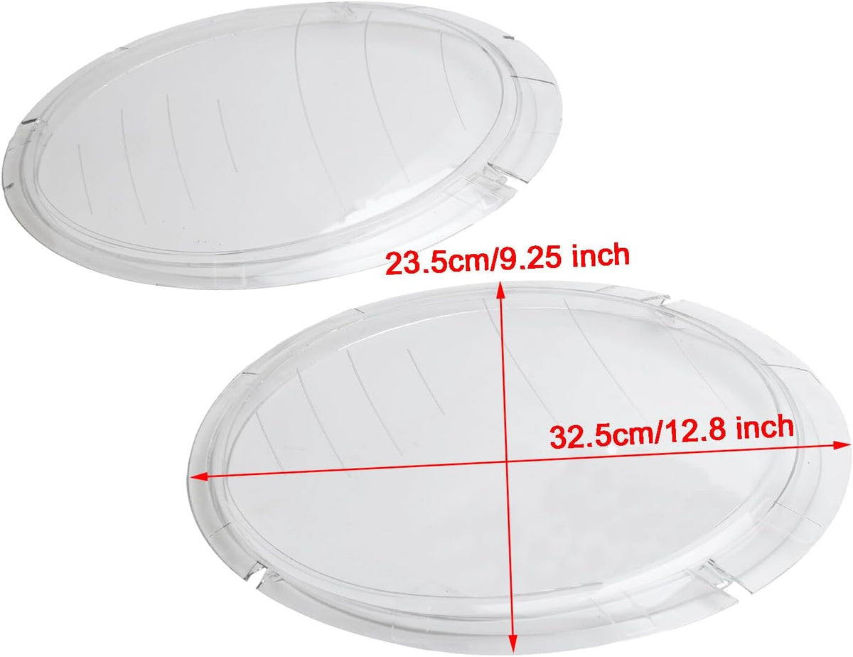 ya 10 9.16 zhengce Left +Right Headlight Lens Plastic Cover Shell 63126911701 02 for Mini Coop