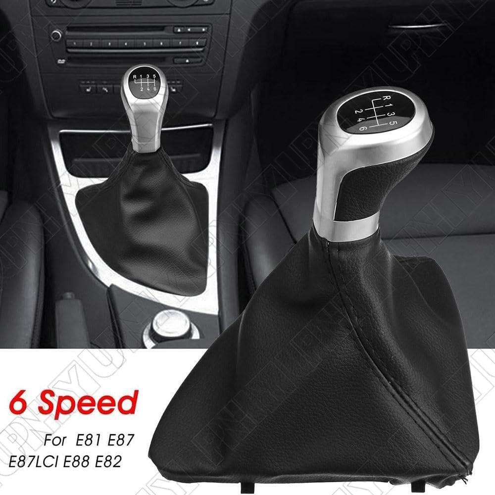 ya 28 10.13 zhengce baidi 6Speed Shifter Lever Boot Cover for BMW 1 Series E81 E82 E87 E88 Left-ha