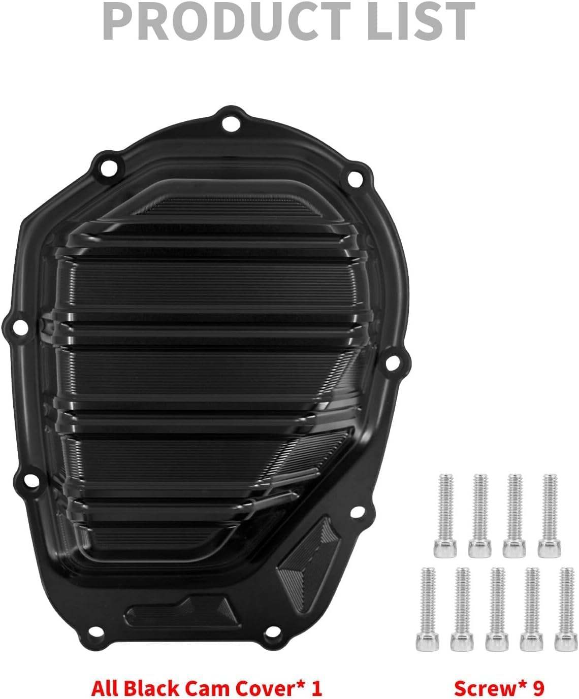 ya 28 10.13 zhengce Black Side Cam Engine Cover Fit for Harley Touring Road Electra Glide 2017-