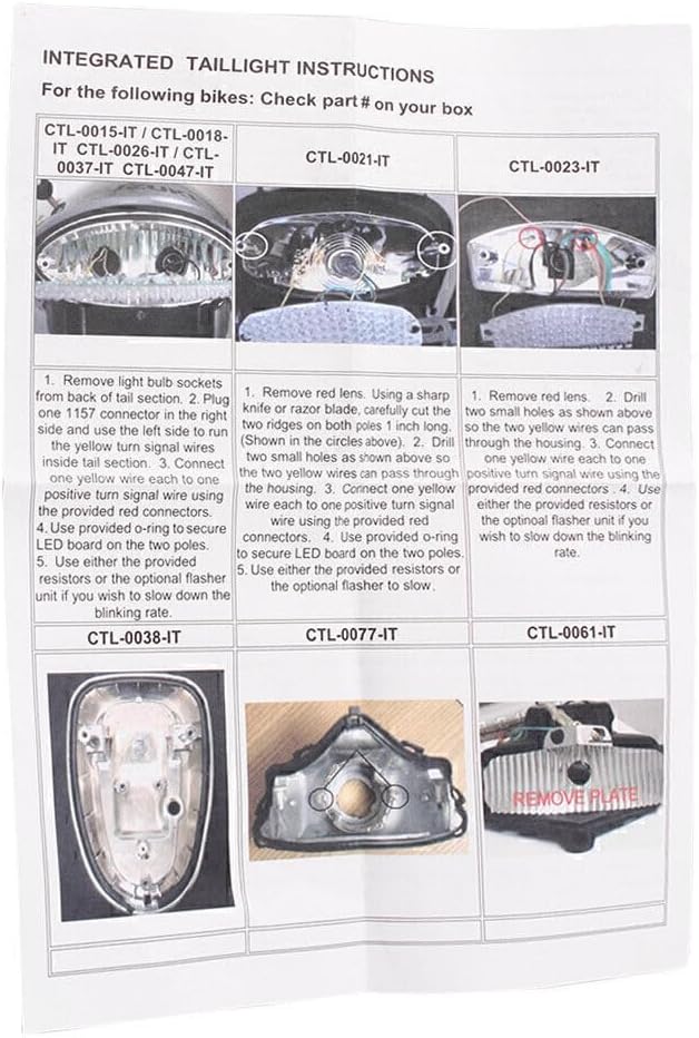 ya 5 8.24 baidi Smoke LED Rear Tail Light Brake Turn Signals Fit for BMW F650CS 2001 2002 2003 2004