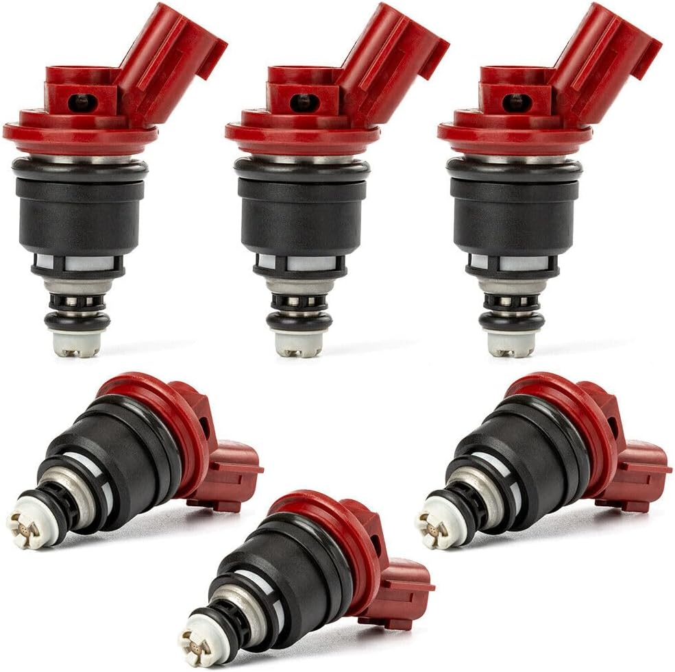 ya 4 8.8 Set of (6) Fuel Injectors for Nissan Maxima 3.0L V6 1992-1999 1600-96E01