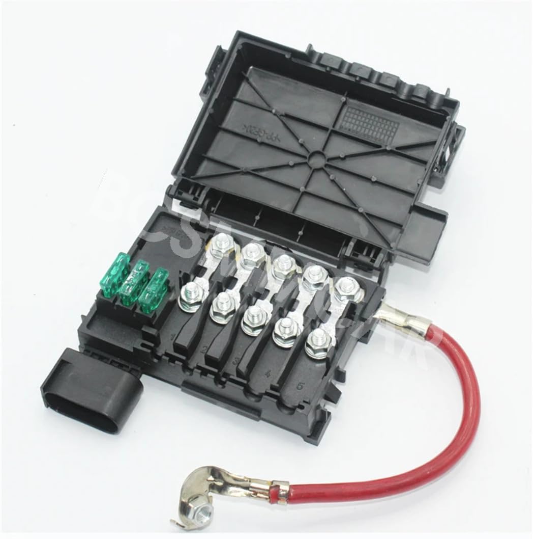 ya 6 8.24 baidi Car Fuse Box Battery Terminal Fit for VW Beetle 2002-2010 1J0937550A 1J0937550B