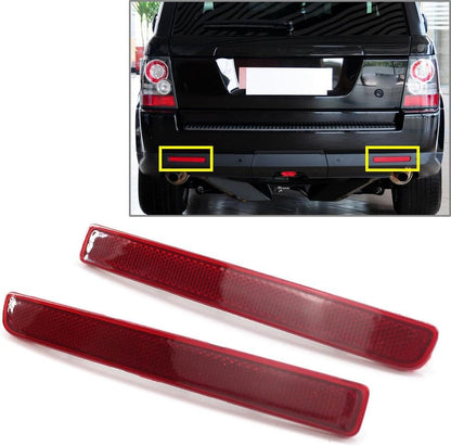 ya 4 8.10 1x Car Rear Bumper Reflector Red Lens Warning Strip for Land Rover Discovery 3 4