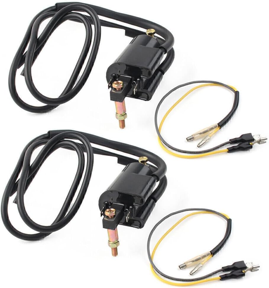 ya 13 9.15 baidi 2x Ignition Coils Wire for Honda 700SC/750/900/1000/1100F VF700C/750/CB550S