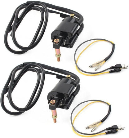 ya 13 9.15 baidi 2x Ignition Coils Wire for Honda 700SC/750/900/1000/1100F VF700C/750/CB550S