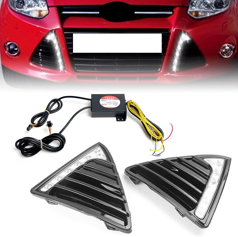 ya 13 9.15 baidi 2 daytime running lights DRL with turn signal for Ford Focus 2012-2014