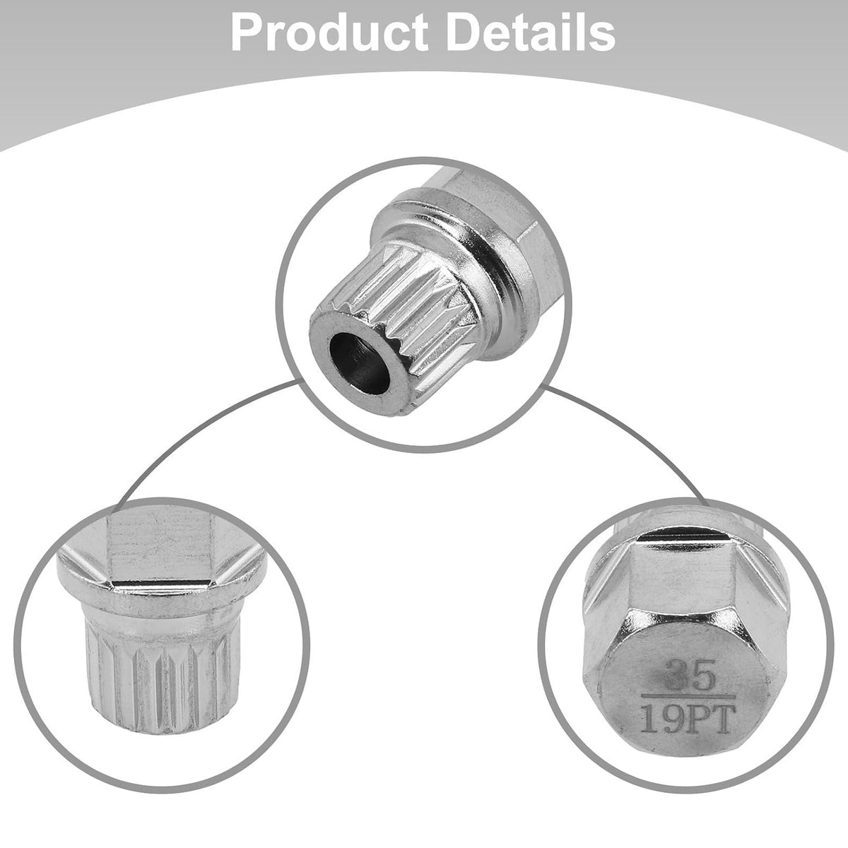 ya 13 9.15 baidi High Perfor for MANce Steel Wheel Lock Lug Nut Removal Key for for BMW 3519PT Hollow
