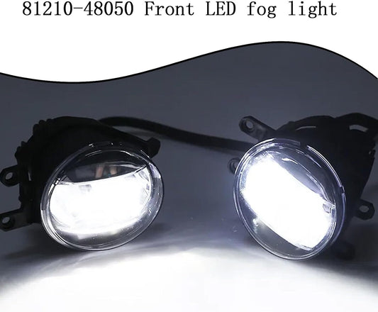 ya 4 8.14 2PCS LH & RH Pair LED Fog Lights Replacement Bumper Lamps for Toyota for Lexus for Scion