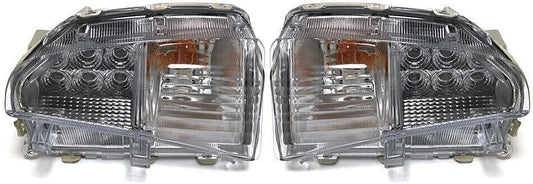 ya 4 8.10 Pair LED Front Fog Lamp Indicator Fit for Toyota Prius 2012 2013 2014 2015 ABS