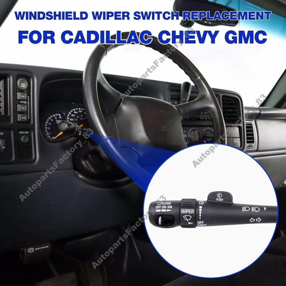 ya 4 8.8 Turn Signal Switch for 1999-2002 for Chevy for GMC Trucks/SUVs with Part Number 26100839