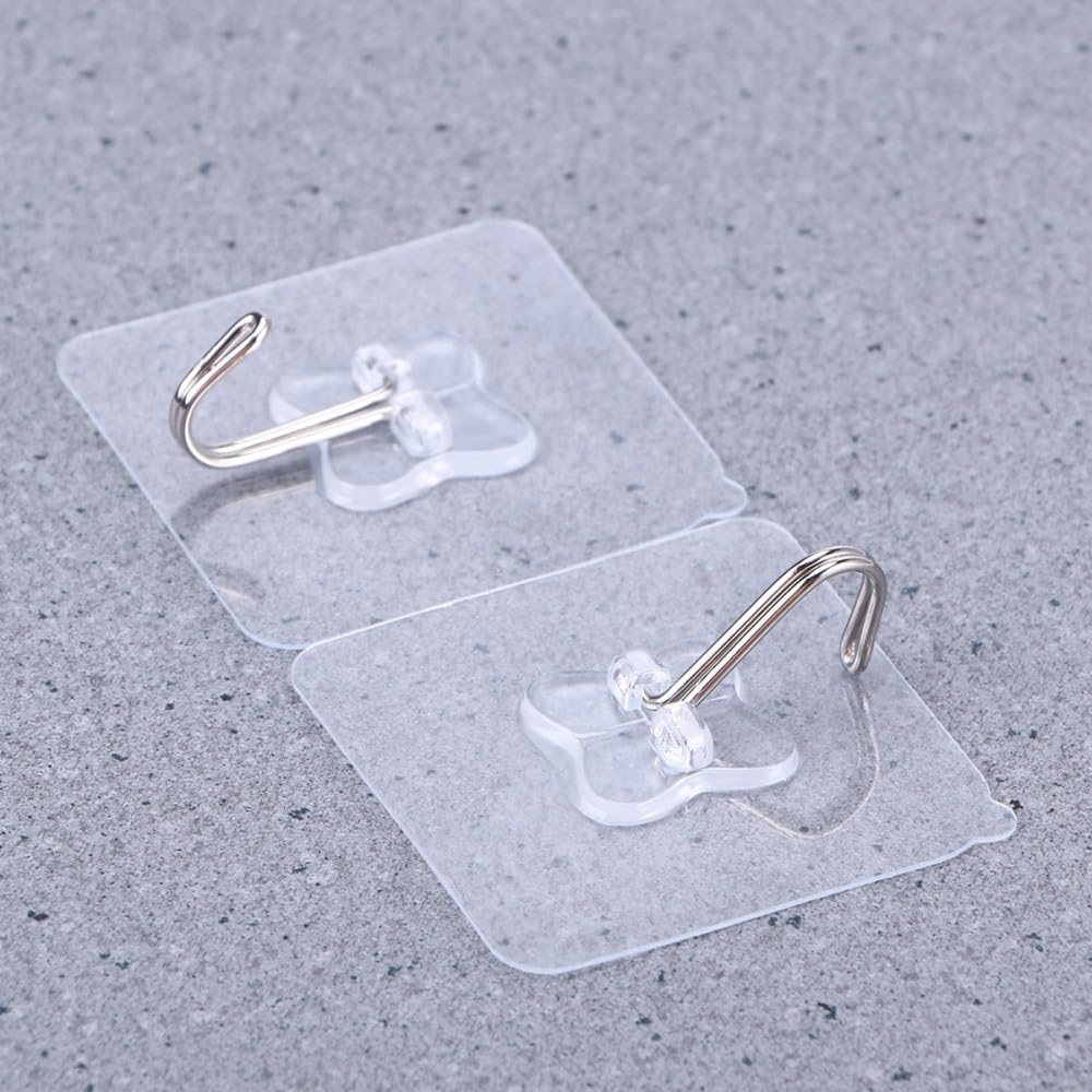 ya 26 10.21 baidi 5 Pcs Hook Without Punching Suction Hooks Hanging Cup for Window