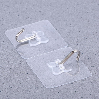 ya 26 10.21 baidi 5 Pcs Hook Without Punching Suction Hooks Hanging Cup for Window