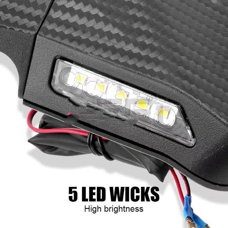 ya 6 8.24 baidi Motorcycle rearview mirror amber light suitable for Kawasaki ZX6R ZX10R ZX12R