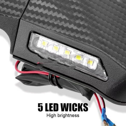 ya 6 8.24 baidi Motorcycle rearview mirror amber light suitable for Kawasaki ZX6R ZX10R ZX12R