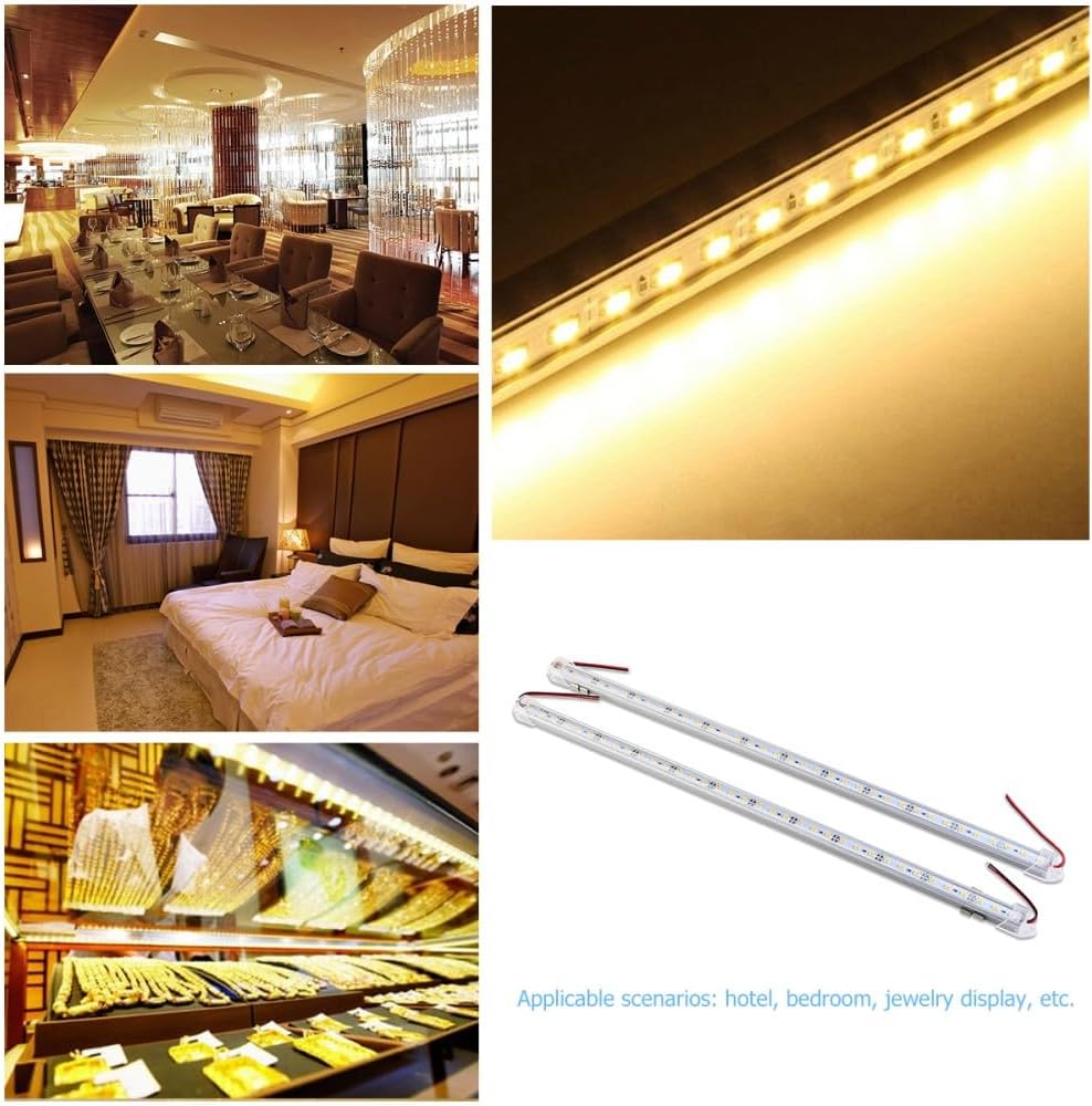 ya 13 9.15 baidi LED Hard Light Strip under Cabinet Lighting Warm White Lights 12V Rigid