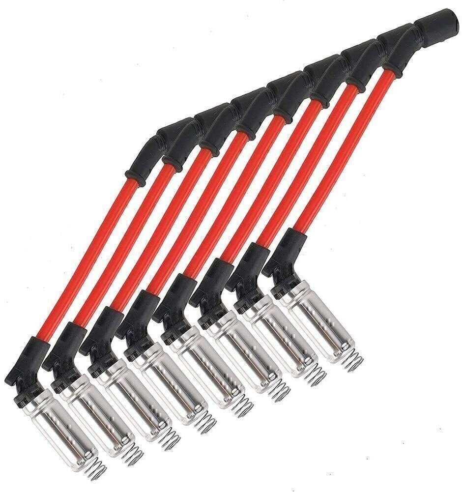 ya 4 8.10 8pcs Spark Plug Wires for Chevy for GMC 1999-2006 LS1 VORTEC 4.8 5.3 6.0