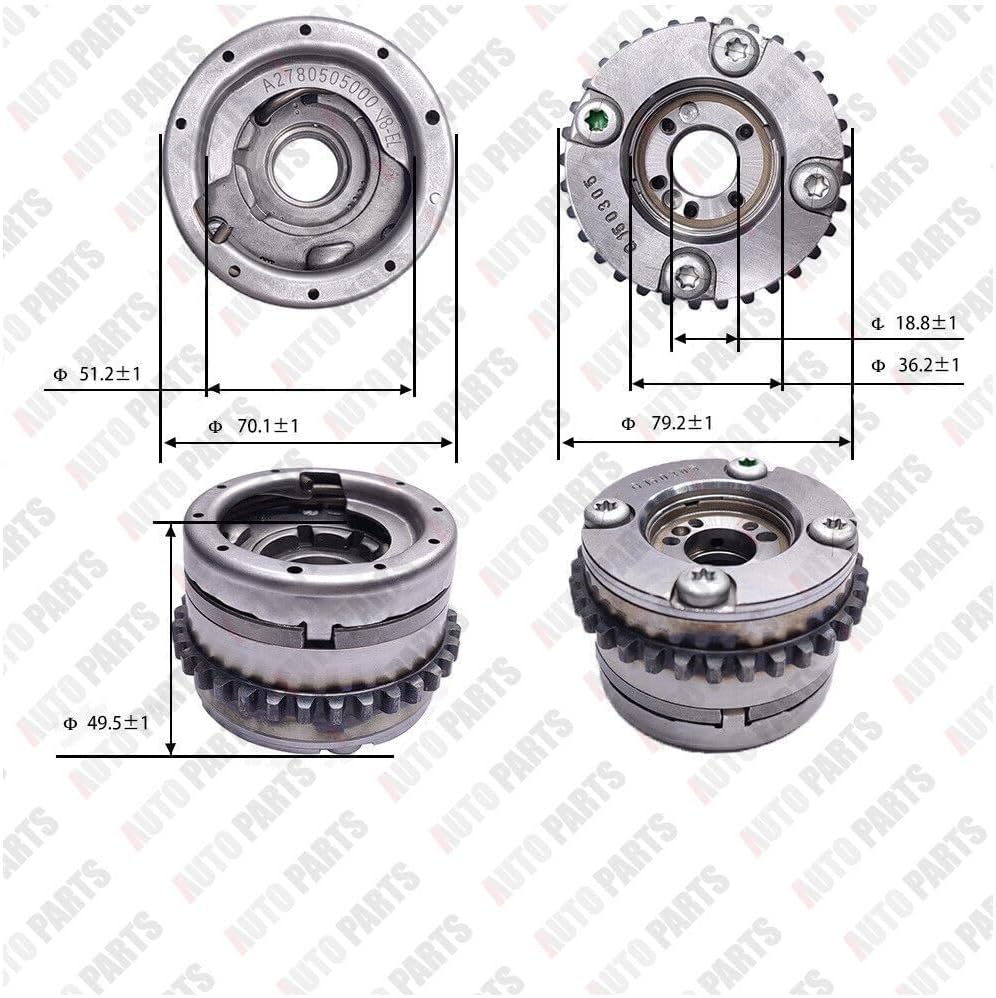 ya 5 8.10 Compatible with for Mercedes-benz GLE63 GLS63 Left + Right Intake Camshaft Adjuster