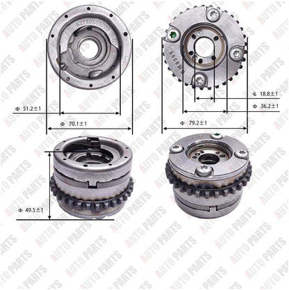 ya 8 8.24 baidi Compatible with for Mercedes-benz GLE63 GLS63 Left + Right Intake Camshaft Adjuster