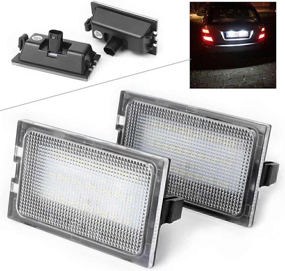ya 4 8.8 2pcs 6 LED License Plate Number Lights for Range Rover LR3 LR4 L359