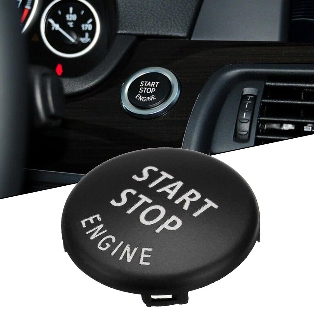 ya 23 10.7 baidi 1* Start Stop Engine Button Switch Cover for for BMW E70 E71 E84 E83 Black New Parts