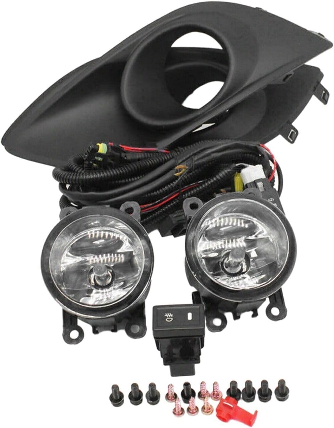 ya 3 8.24 baidi 1 Set Car Fog Light Bulbs with Switch Wire for Suzuki Swift Hatch 2011-2017