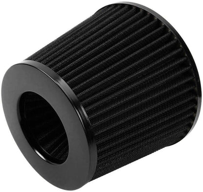 ya 13 9.15 baidi 3 76mm High Flow Inlet Cold Air Intake Cone Replacement Dry Air Filter Black