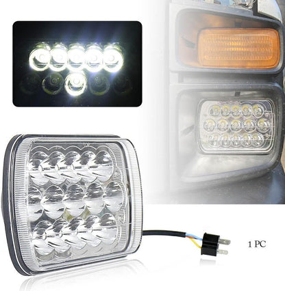 ya 4 8.10 LED Headlight Sealed Beam Headlamp For H6014 / H6052 / H6054 / 6054 Headlight