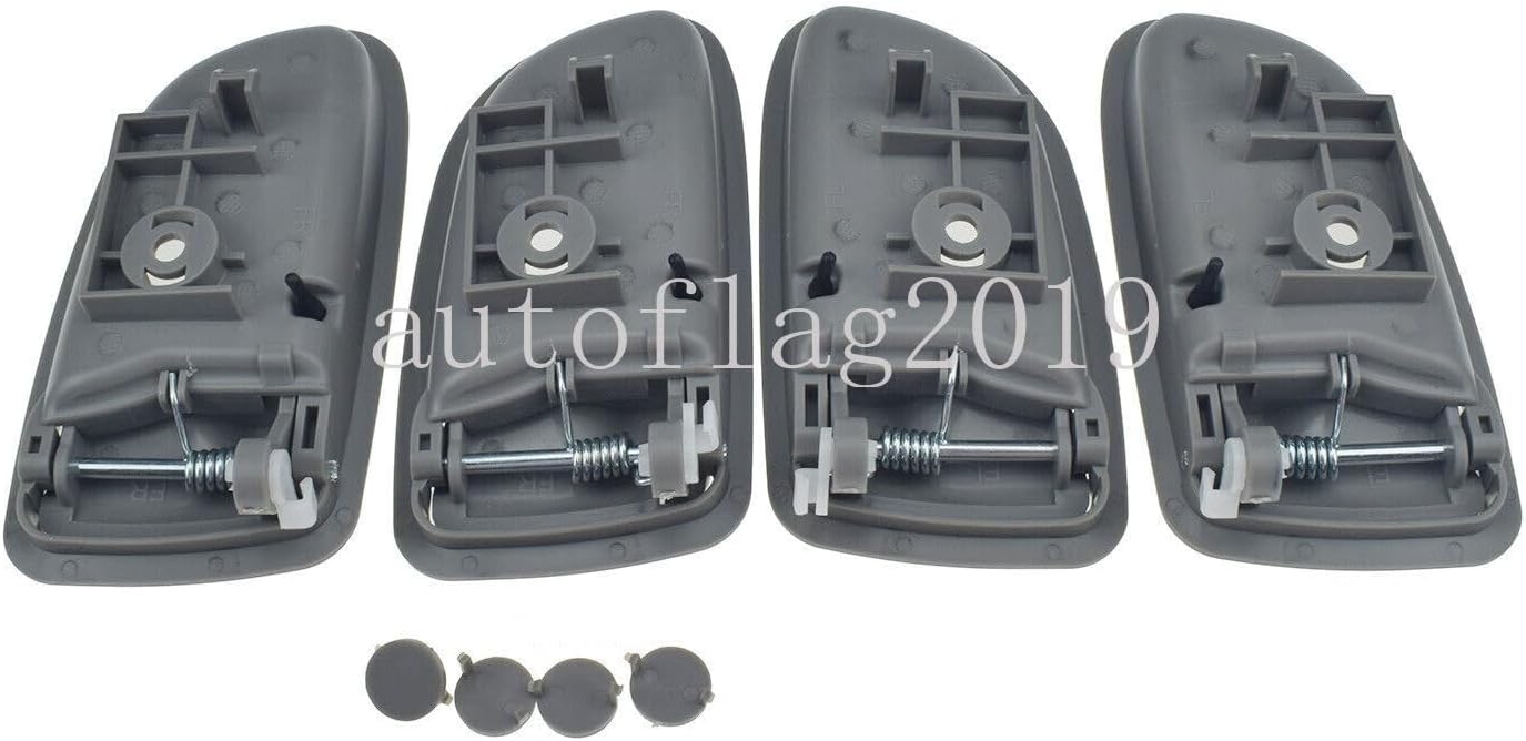 ya 4 8.24 baidi for 2003-2005 for Kia Rio Interior Door Handle Gray 4-Piece Set FL FR RL RR 82620FD000