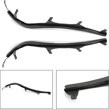 ya 10 9.16 zhengce Set of Left & Right Upper Headlight Cover Strips Pair Fit E46 325i 02-05 U1
