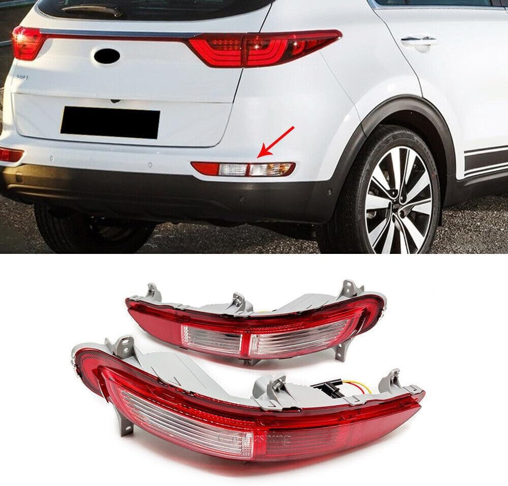 ya 4 8.24 baidi 1 pair of LED rear bumper taillights suitable for Kia K5 Sportage 2016, 2017, and 2018