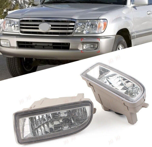 ya 4 8.8 Suitable for Toyota Land Cruiser 100 98-07 front fog bumper light driving light with bulb 2P