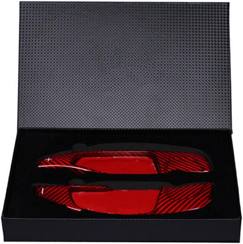 ya 5 8.24 baidi for BMW 5/7 SERIES Red Carbon Fiber Steering Wheel Shift Paddle Extension