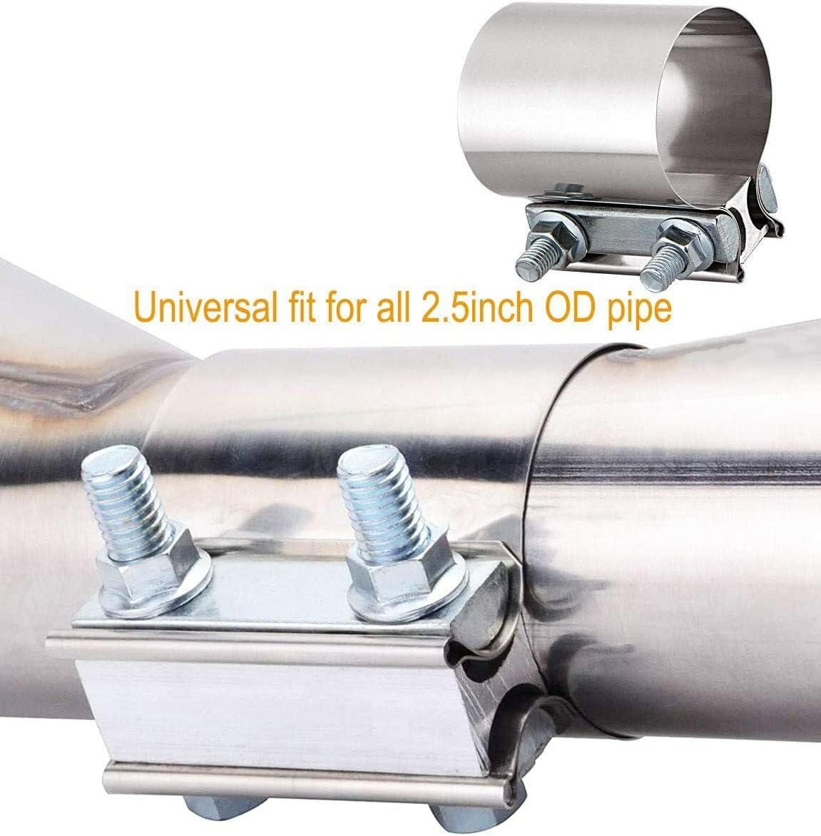 ya 11 9.14 baidi2.5 (2 1/2) Butt Fittings, Jacketed Stainless Steel, 2-Pack -