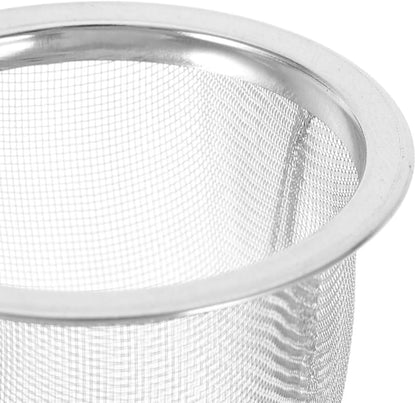 ya 14 9.20 baidi 8 Pcs Stainless Steel Tea Strainer Steeper for Loose Teapot Dad Metal Mesh-1