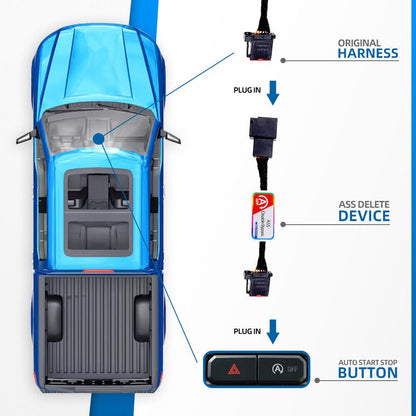 ya 8 8.24 baidi Auto Start Stop for 15-20 for Ford A-Off Deleters - No More Frequent Shut-Offs 