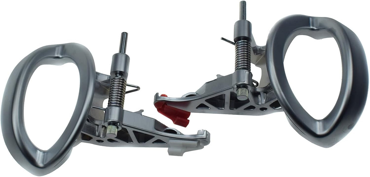ya 9 10.24 Pair of Interior Door Handles LH and RH Chrome for 2007-2011 for Dodge Nitr