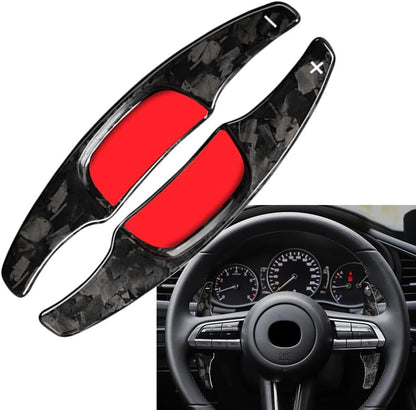 ya 5 8.24 baidi Carbon Fiber Steering Wheel Shift Paddle Shifter Extension for Mazda 3 2020-2021