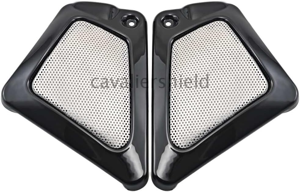 ya 23 10.7 baidi Pair Motorcycle Black Airbox F for Ram e Neck Side Intake Cover for Harley V-Rod VRSCX