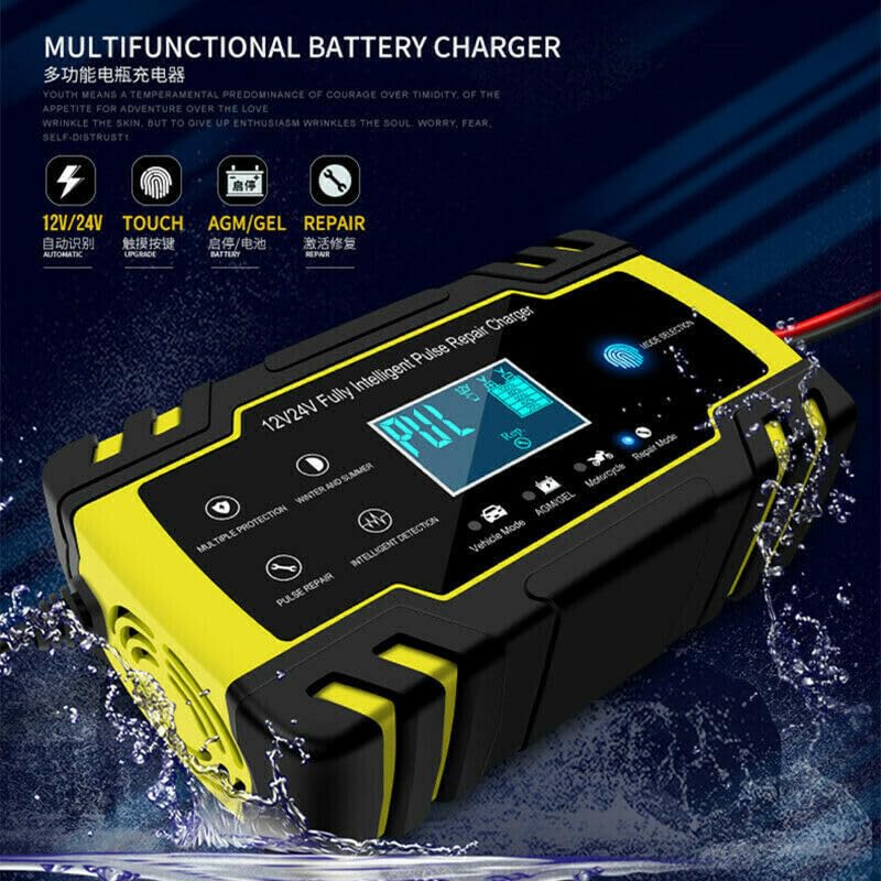 ya 6 8.24 baidi Automotive Automatic Intelligent Battery Charger Pulse Repair Battery Charger US Plug